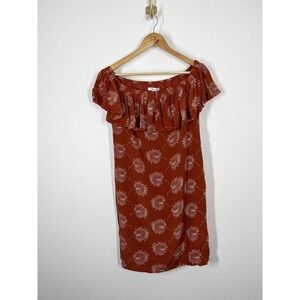 Madewell Silk Off Shoulder Dress